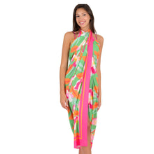 Załaduj obraz do przeglądarki galerii, Gallery: Rio De Sol Pareo Green Bloom Canga
