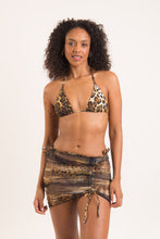 Załaduj obraz do przeglądarki galerii, Model Front: Rio De Sol Jupe De Page Leo Skirt-Rushed
