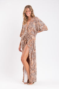 Image 03: Rio De Sol Vêtement De Plage Leopard Long Dress
