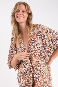 Image 09: Rio De Sol Vêtement De Plage Leopard Long Dress