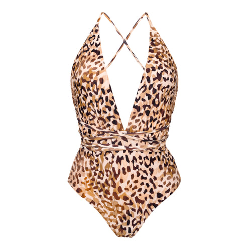 Product Front: Rio De Sol Une Pièce Leopard New Vegas