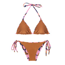 Załaduj obraz do przeglądarki galerii, Product Back: Rio De Sol Ensemble Set Amore-Pink Tri-Inv Lacinho

