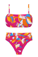 Załaduj obraz do przeglądarki galerii, Product Front: Rio De Sol Ensemble Set Antelope Bandeau-Reto Hotpant-Cos
