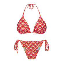 Załaduj obraz do przeglądarki galerii, Product Front: Rio De Sol Ensemble Set Floral-Scales Tri-Inv Lacinho
