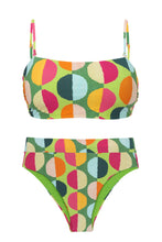 Załaduj obraz do przeglądarki galerii, Product Front: Rio De Sol Ensemble Set Garden-City Bandeau-Reto Hotpant-Cos
