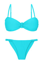 Załaduj obraz do przeglądarki galerii, Product Front: Rio De Sol Ensemble Set Miami Bandeau-Crispy Cheeky-Crispy
