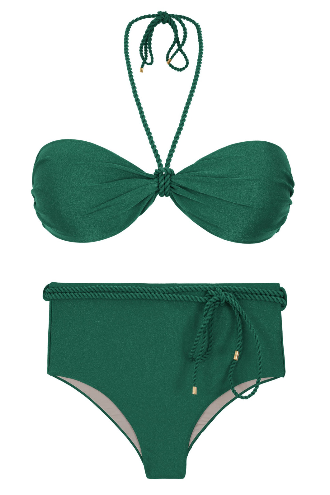 Product Front: Rio De Sol Ensemble Set Palace Twist Belted-High-Waist