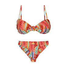 Załaduj obraz do przeglądarki galerii, Product Front: Rio De Sol Ensemble Set Sea-Bloom Bandeau-Joy Nice
