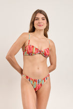 Załaduj obraz do przeglądarki galerii, Model Front: Rio De Sol Ensemble Set Sea-Bloom Bandeau-Joy Nice
