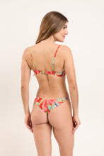Załaduj obraz do przeglądarki galerii, Model Back: Rio De Sol Ensemble Set Sea-Bloom Bandeau-Joy Nice
