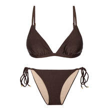 Załaduj obraz do przeglądarki galerii, Product Front: Rio De Sol Ensemble Set Shimmer-Coffee Tri-Fixo Ibiza-Comfy
