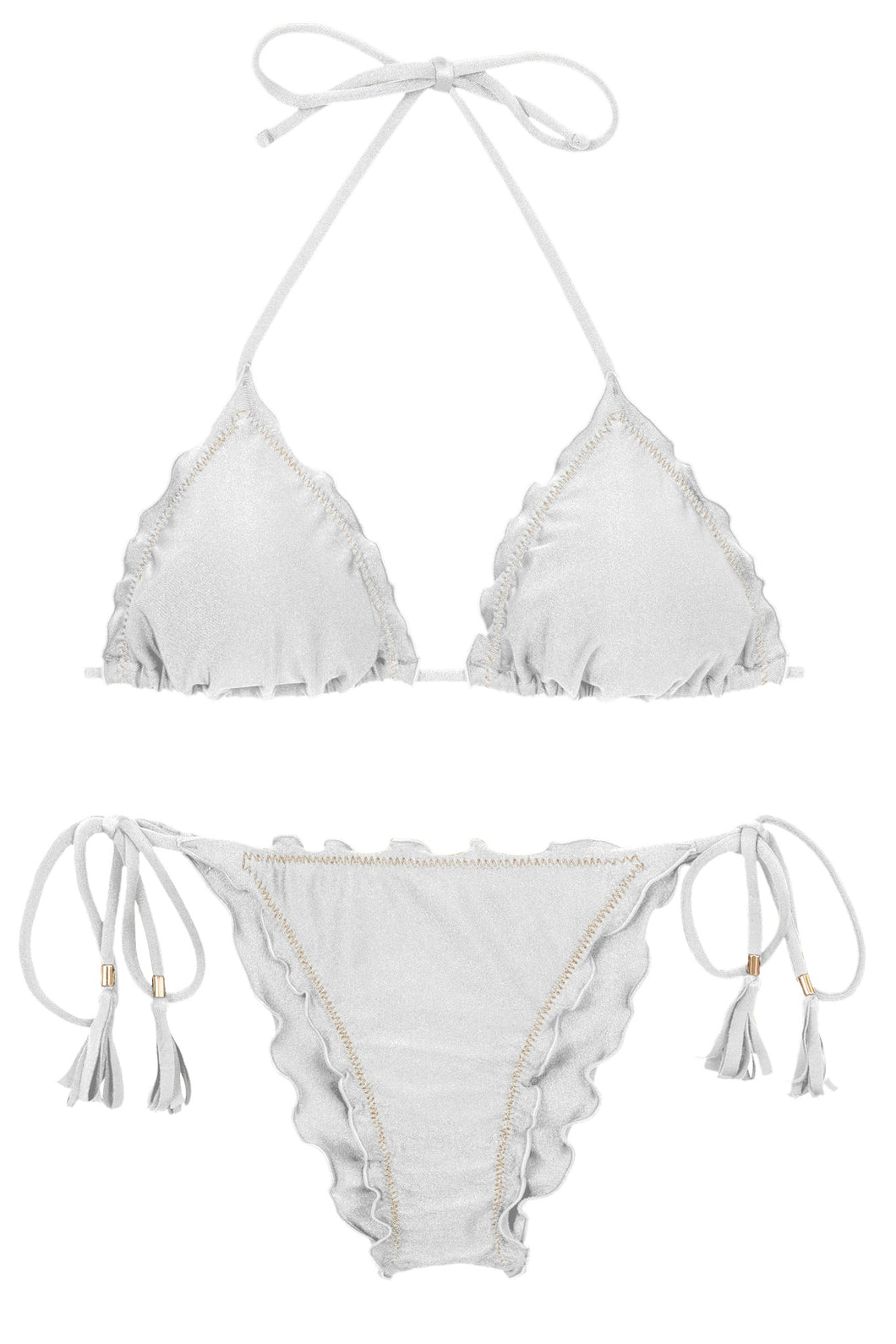 Product Front: Rio De Sol Ensemble Set Shimmer-White Frufru