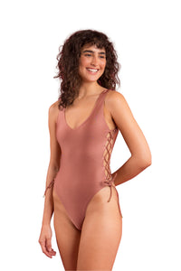 Image 04: Rio De Sol Une Pièce Shimmer-Copper Zoe