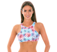 Załaduj obraz do przeglądarki galerii, Model Front: Rio De Sol Haut Soutien Tiejean Sporty
