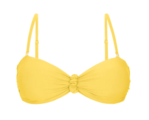 Product Front: Rio De Sol Haut Top Amarelo Bandeau-Crispy