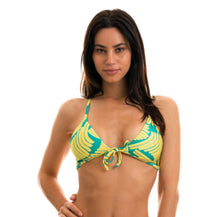 Załaduj obraz do przeglądarki galerii, Model Front: Rio De Sol Haut Top Banana Yellow Micro

