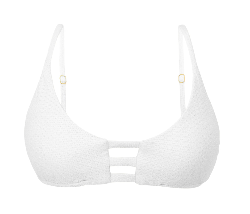 Product Front: Rio De Sol Haut Top Bora-White Bra-Trio