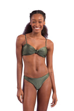 Załaduj obraz do przeglądarki galerii, Model Front: Rio De Sol Haut Top Croco Bandeau-Joy
