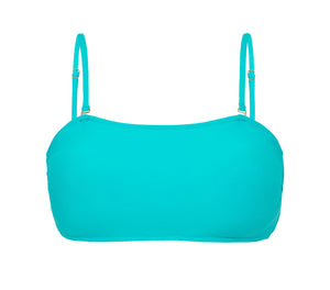 Product Front: Rio De Sol Haut Top Jade Bandeau-Reto