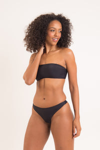 Image 04: Rio De Sol Haut Top Nero Bandeau-Reto