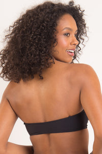 Image 06: Rio De Sol Haut Top Nero Bandeau-Reto