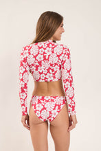 Załaduj obraz do przeglądarki galerii, Model Back: Rio De Sol Haut Top Pua-Hibiscus Reef
