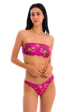 Załaduj obraz do przeglądarki galerii, Model Front: Rio De Sol Haut Top Roar-Pink Bandeau-Reto
