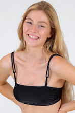 Załaduj obraz do przeglądarki galerii, Gallery: Rio De Sol Haut Top Shimmer-Black Bandeau-Reto
