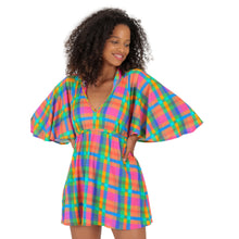 Załaduj obraz do przeglądarki galerii, Gallery: Rio De Sol Mini Dress Tulip-Garden Mini Dress
