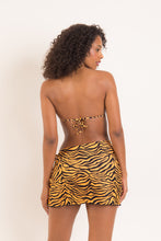 Załaduj obraz do przeglądarki galerii, Model Back: Rio De Sol Jupe De Page Wild-Orange Skirt-Knot
