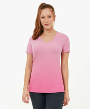 Załaduj obraz do przeglądarki galerii, T-Shirt Skin Fit Degrade Rosa Mauve
