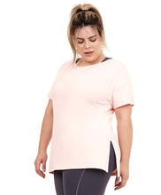Załaduj obraz do przeglądarki galerii, T-Shirt Skin Fit Silk Gola Plus Rosa Respire
