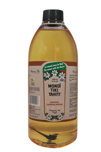 Product Front: Tiki Solaire Monoi Tiki Santal Sandalwood Pro 1L