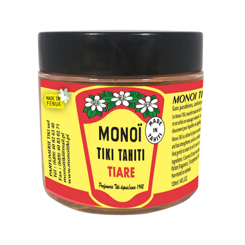 Product Front: Tiki Solaire Monoi Tiki Tiare Pot 120Ml