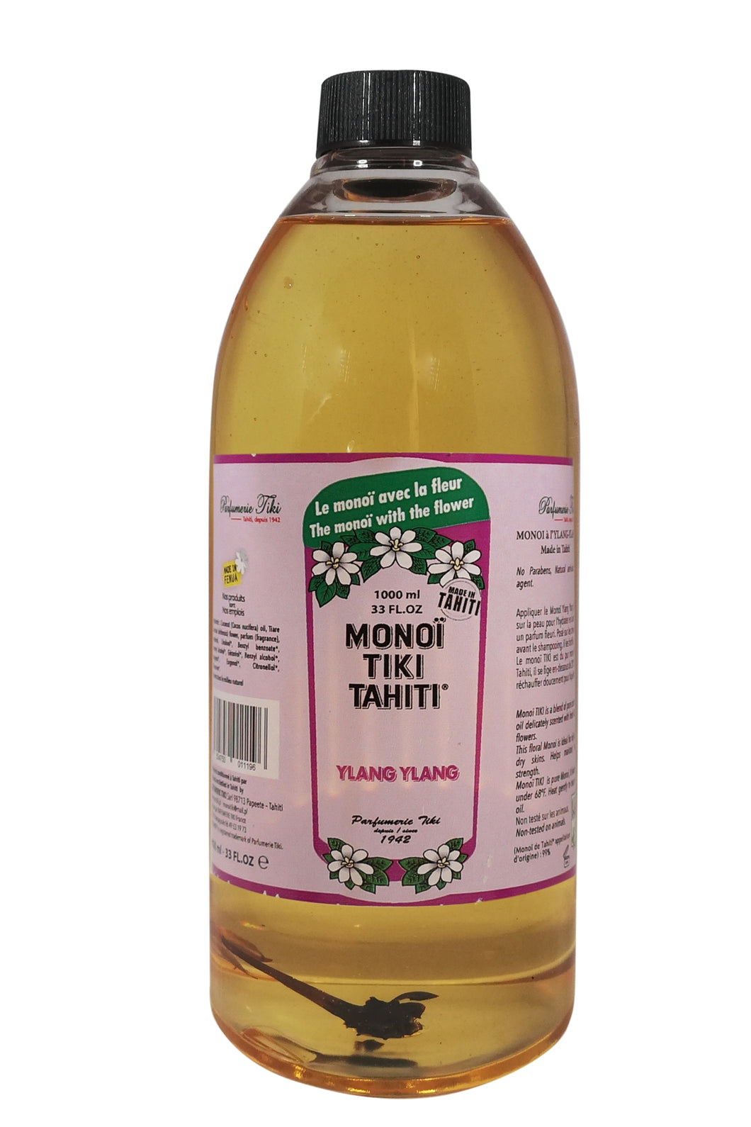 Product Front: Tiki Solaire Monoi Tiki Ylang Ylang Pro 1L