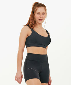 Top Block Costas Regata Preto