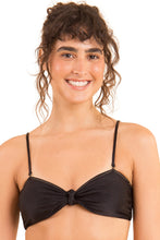 Załaduj obraz do przeglądarki galerii, Top Shimmer-Black Bandeau-Joy
