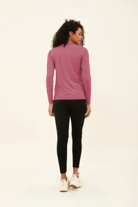 Model Back: Uv Line T-Shirt Camiseta Uvpro Br Ml Malva Upf50+