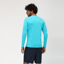 Załaduj obraz do przeglądarki galerii, Model Back: Uv Line T-Shirt Camiseta Uvpro Ml Azul Piscina Upf50+
