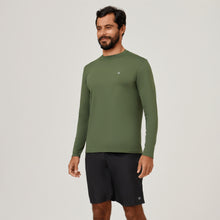 Załaduj obraz do przeglądarki galerii, Image 02: Uv Line T-Shirt Camiseta Uvpro Ml Verde Militar Upf50+
