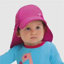 Załaduj obraz do przeglądarki galerii, Model Front: Uv Line Chapeau Legionnaire Cap Leg Basic Kids Imp Inf Rosa Shock
