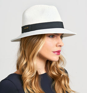 Image 02: Uv Line Chapeau Panama Chapeu Shanghai Imp Uni Branco/Preto