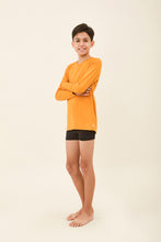 Załaduj obraz do przeglądarki galerii, Image 03: Uv Line T-Shirt Kids Longsleeve Uvpro Laranja
