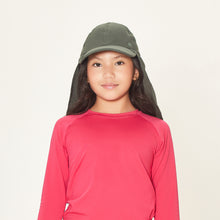 Załaduj obraz do przeglądarki galerii, Model Front: Uv Line Casquette Legionario Teens Verde Militar Upf50+
