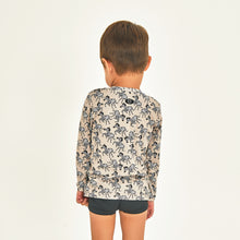 Załaduj obraz do przeglądarki galerii, Model Back: Uv Line T-Shirt Longsleeve Baby Zebra Upf50+
