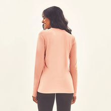 Załaduj obraz do przeglądarki galerii, Model Back: Uv Line T-Shirt Longsleeve Sport Fit Solar Rose Upf50+
