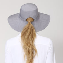 Załaduj obraz do przeglądarki galerii, Model Back: Uv Line Chapeau Souple/Capeline San Diego Cinza Preto Upf50+
