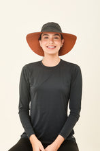 Załaduj obraz do przeglądarki galerii, Image 04: Uv Line Chapeau Souple/Capeline San Diego Preto Caramelo Upf50+
