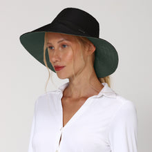 Załaduj obraz do przeglądarki galerii, Image 02: Uv Line Chapeau Souple/Capeline San Diego Preto Verde Upf50+
