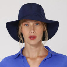 Załaduj obraz do przeglądarki galerii, Gallery: Uv Line Chapeau Souple/Capeline San Remo Fpu50+ Hat Navy Blue Uv
